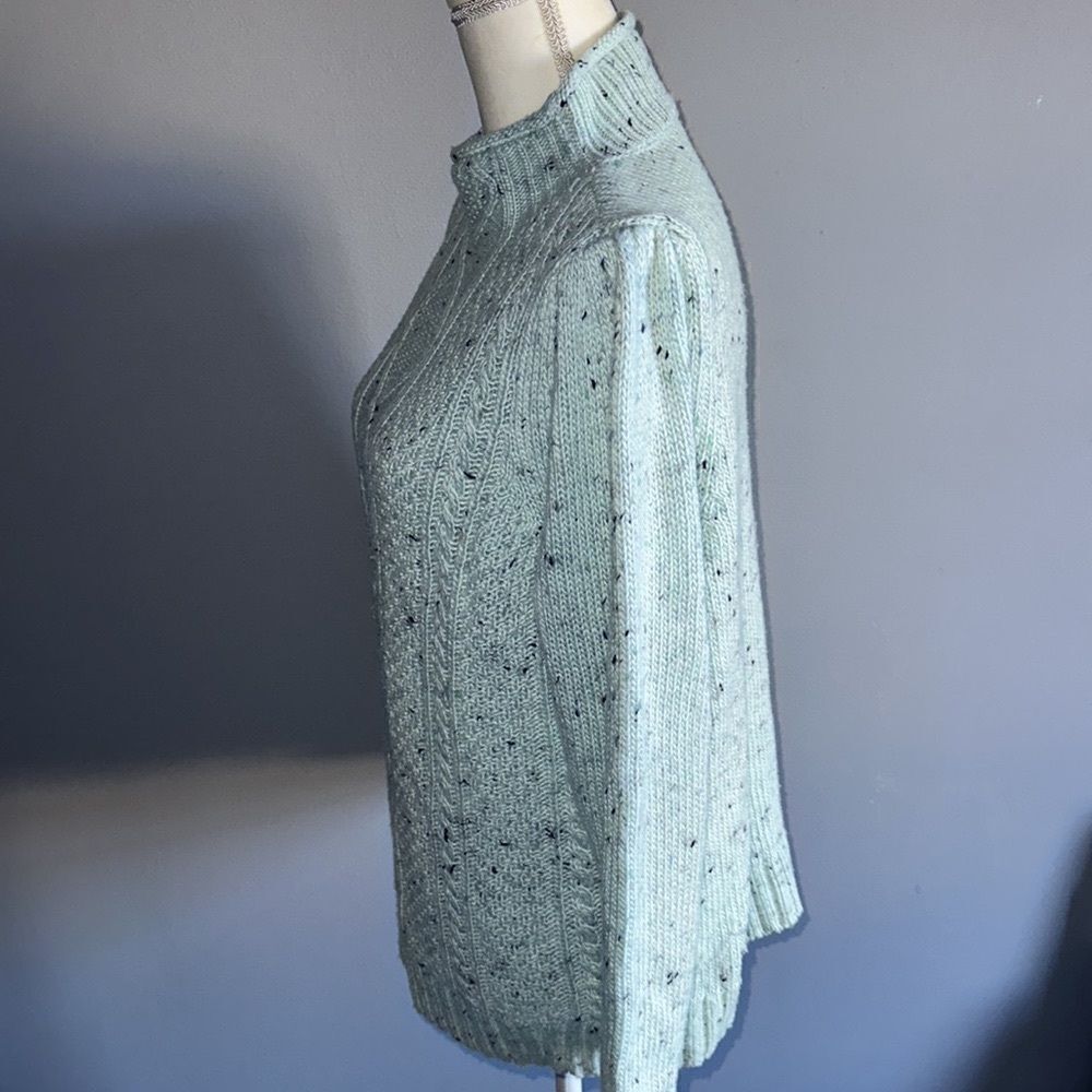 Talbots Cable Knit Tweed Sweater! - Picture 5 of 12